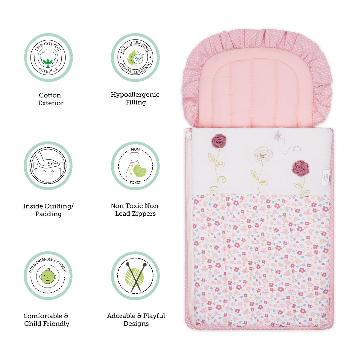 Abracadabra Quilted Nest Bag - Vintage Flora