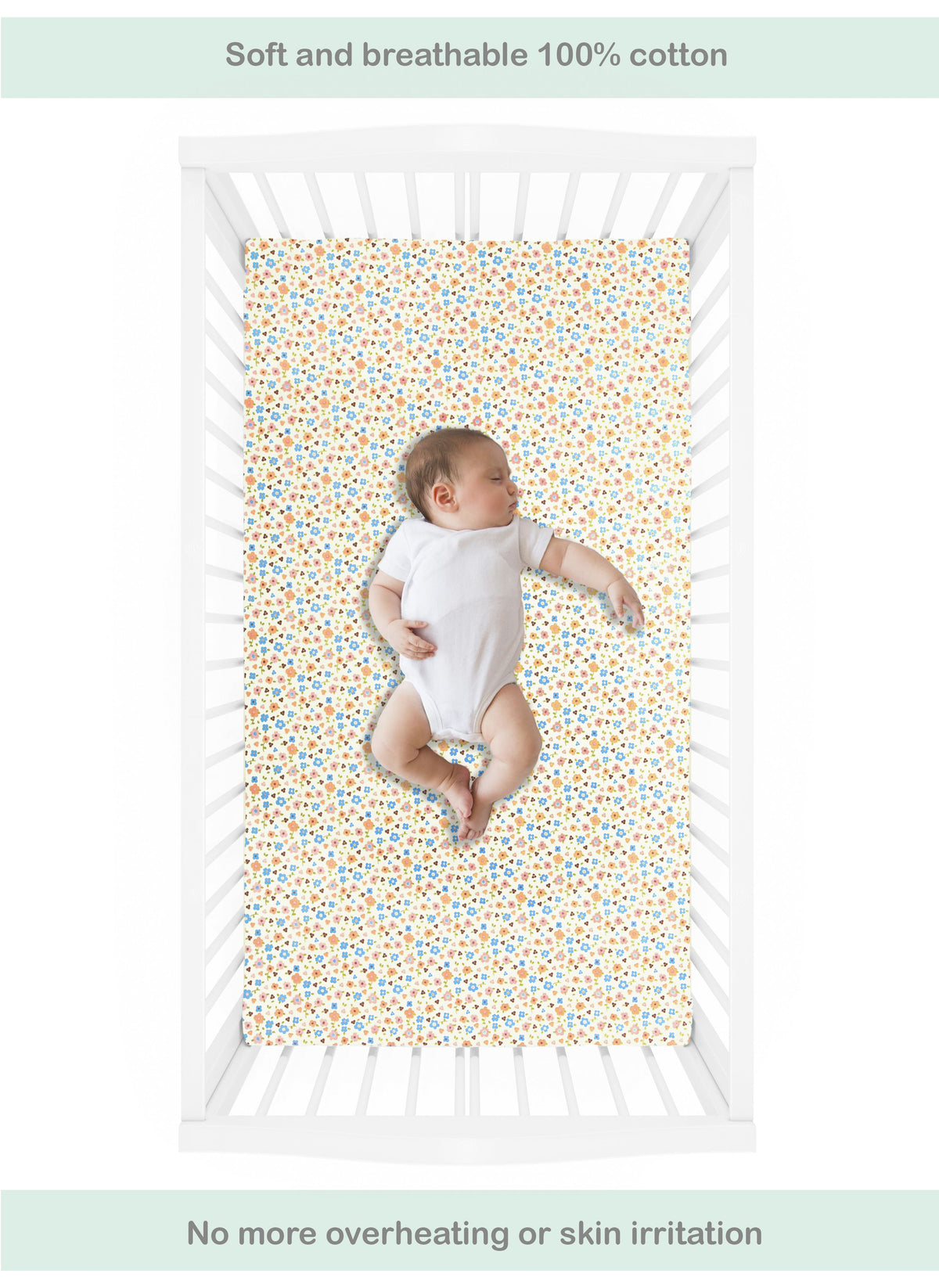 Abracadabra Flat Sheet (Set Of 2) - Ditsy Floral
