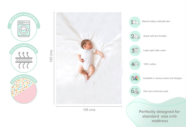 Abracadabra Flat Sheet (Set Of 2) - Ditsy Floral
