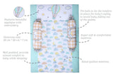 Abracadabra Baby Gadda Set with 2 Bolsters – Lost in Clouds