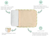Abracadabra Rai Mustard Seed Baby Pillow – Bunny Garden