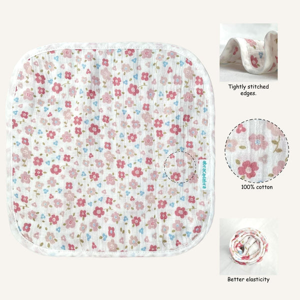 Abracadabra Muslin Wipes - Vintage Floral