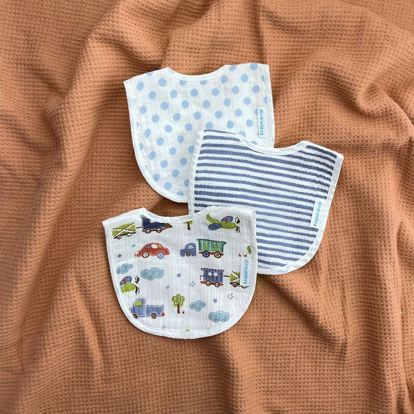 Abracadabra Muslin Bibs - Transport
