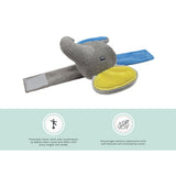 Abracadabra Elephant Wrist Rattle – Soft Sensory Baby Toy