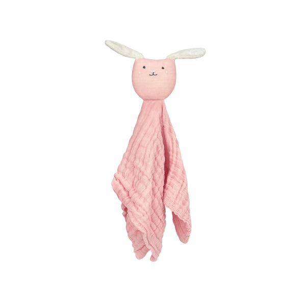 Abracadabra Organics Collectible Security Blanket with Cuddle Toy Bunny 0-3Y+