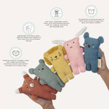Abracadabra Organic Cuddle Toy Bunny 38 × 38 × 4 cm Natural