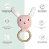 Abracadabra Organics Teether Bunny Natural