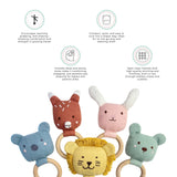Abracadabra Organics Teether Bunny Natural