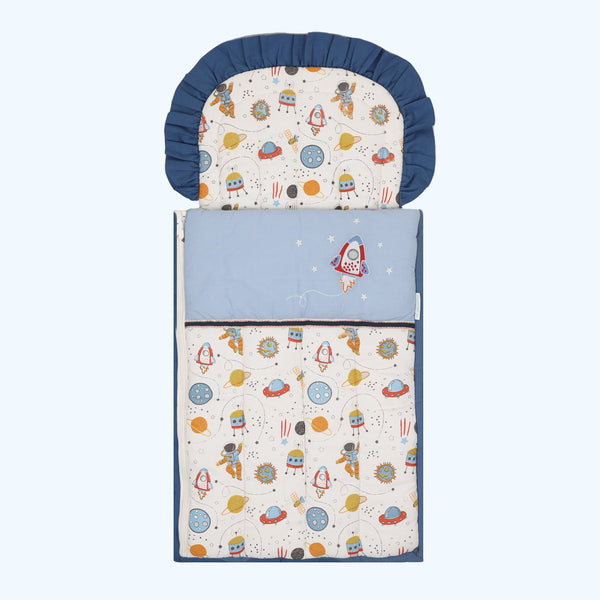 Abracadabra Quilted Nest Bag - Rocketman