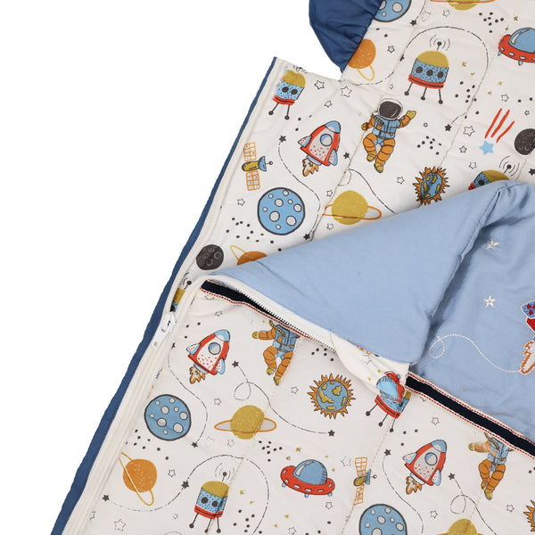 Abracadabra Quilted Nest Bag - Rocketman