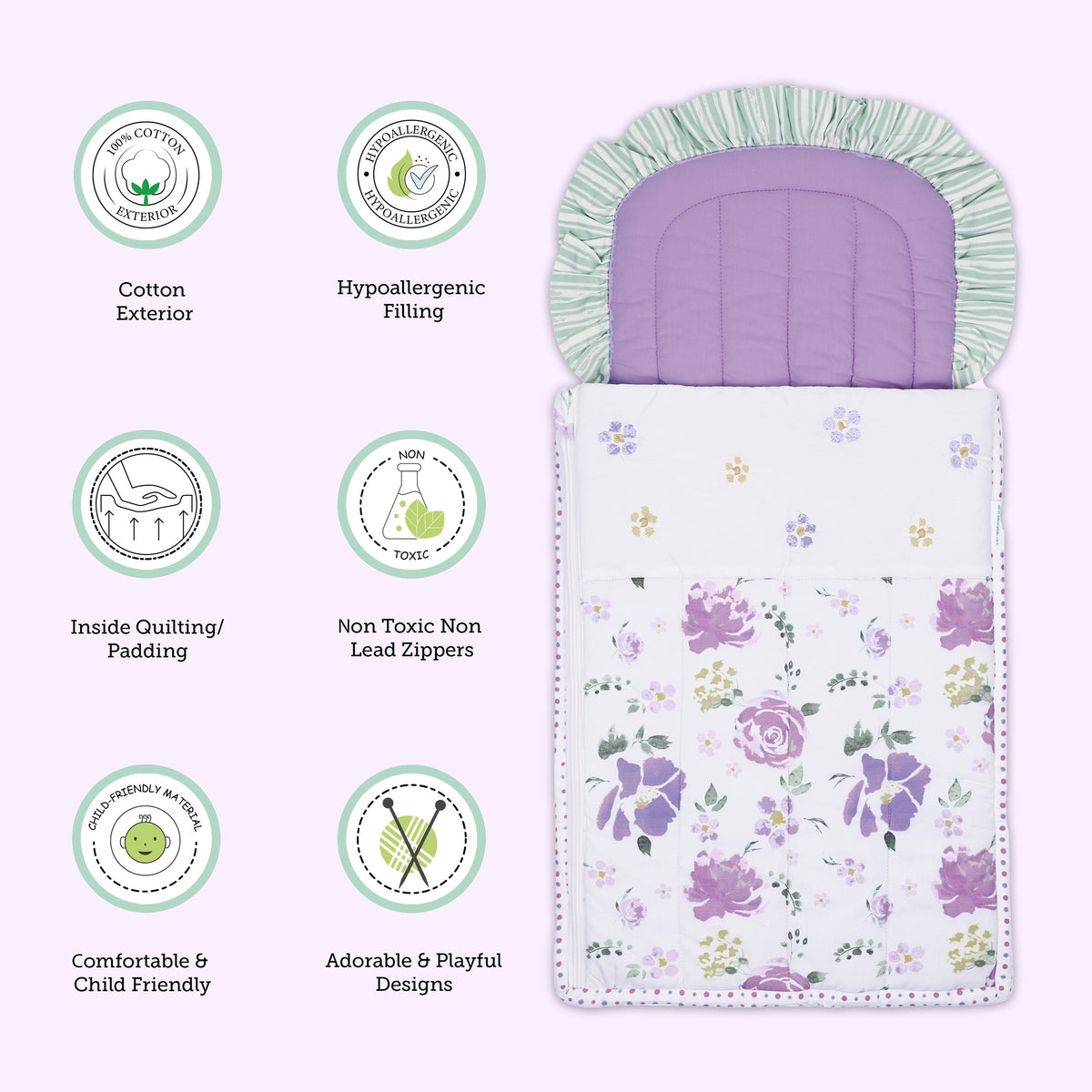 Abracadabra Quilted Baby Nest Bag – Villandry