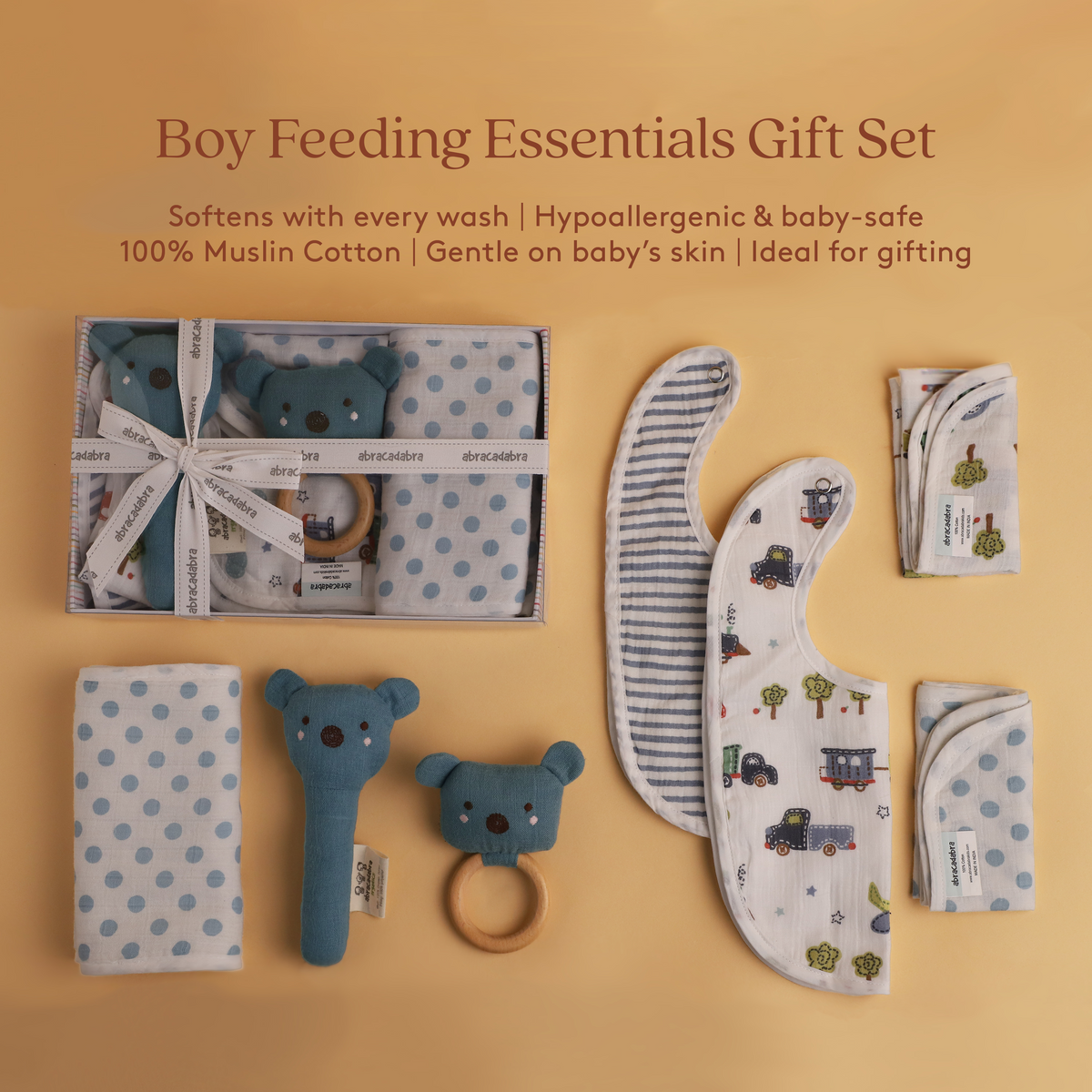 Abracadabra Feeding Essentials Gift Set 0-2 Years Boys