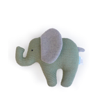 Abracadabra Eli the Elephant Knitted Soft Toy – Sage Green