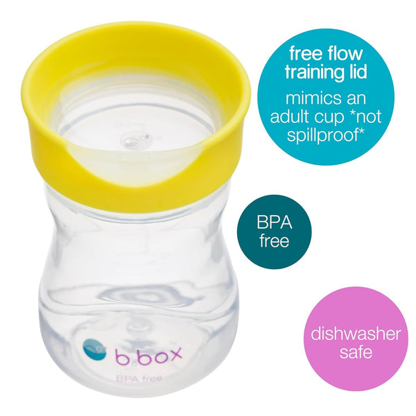 B Box Training Cup 240Ml - Lemon Yellow