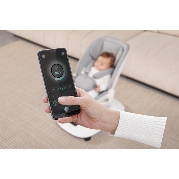 Mastela Deluxt Multi-Motion Baby Cradle Birth Grey 36M+