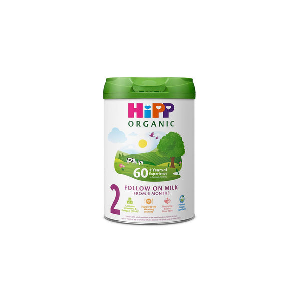 HiPP Organic 2 Follow on Baby Milk Powder Formula, From 6 Months, 800g