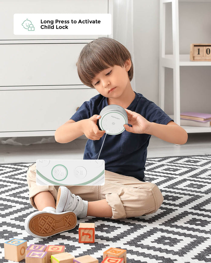 Momcozy WN07 Portable Baby Sound Machine with Cold Light