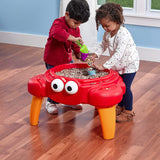 Step2 Crabbie Sand Table with Lid & Sand Play Accessories 18M+