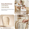 R for Rabbit High Chair Marshmallow Trio 3 in 1 6M–5Y Up to 20kg – Beige