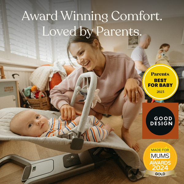 Ergo baby 3-In-1 Evolve Bouncer- Oxford Blue