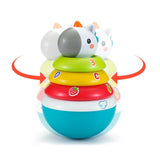 Hola Roly Poly Unicorn 3-in-1 Stacking Toy Rocker & Rattle 11 x 11 x 17 cm Multicolor