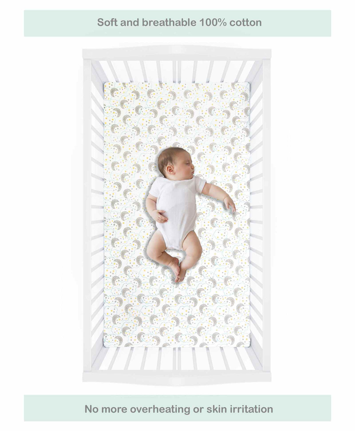 Abracadabra Flat Sheet (Set Of 2) - Starry Night
