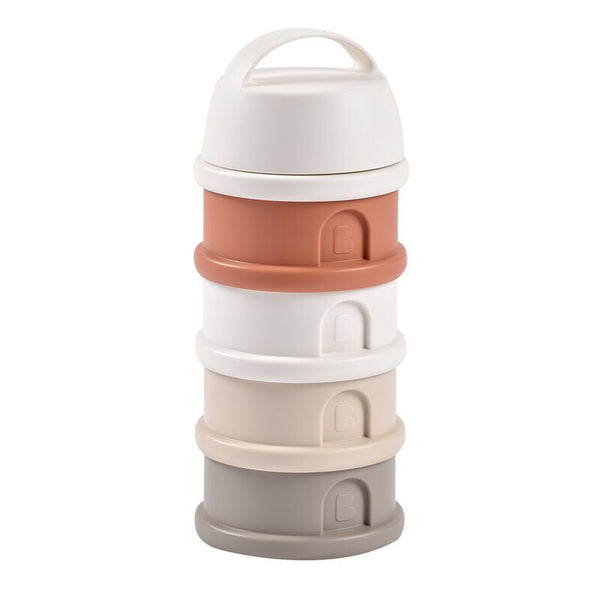 Beaba Formula milk container 4 compartments Cotton/Terracotta