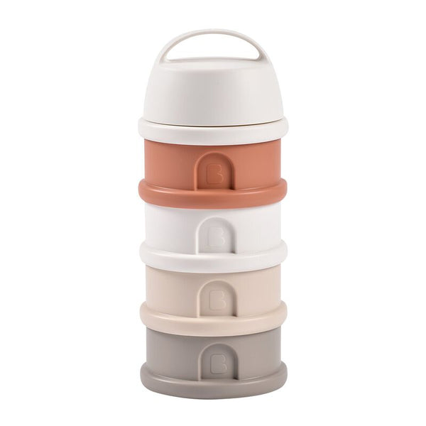 Beaba Formula milk container 4 compartments Cotton/Terracotta
