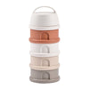 Béaba Translucent Formula Milk Container 4 Compartments 0M+ – Clay Earth