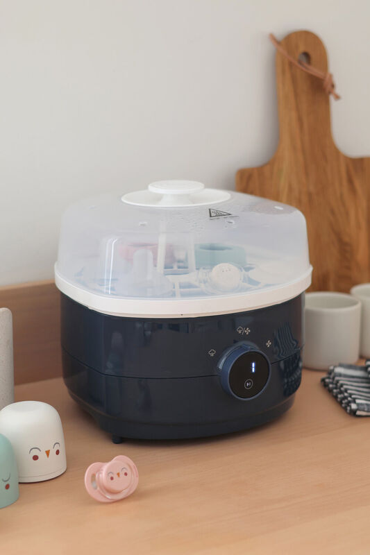 BÉABA Steril'n'Dry 2-in-1 Bottle Sterilizer & Dryer – Night Blue
