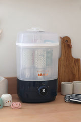 BÉABA Steril'n'Dry 2-in-1 Bottle Sterilizer & Dryer – Night Blue