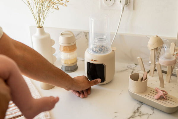 Béaba Multi Milk 5-in-1 Bottle Warmer & Sterilizer 0–12M – Clay Earth