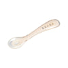 Beaba 2nd Stage Silicone Spoon - Vintage Pink