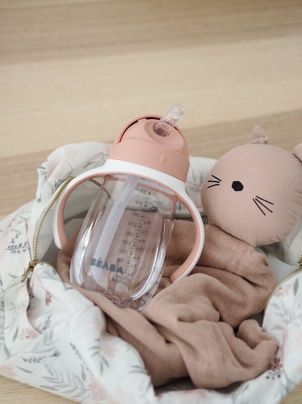 Beaba Straw Cup 10.1 fl. oz. old pink