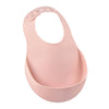 Beaba Silicone Baby Bib old pink