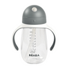 Beaba Straw Cup 300ml - Mineral Grey