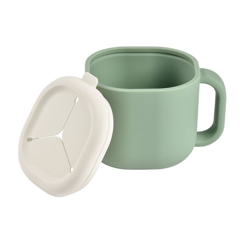 BÉABA Pick & Snack Silicone Snack Cup – Sage Green