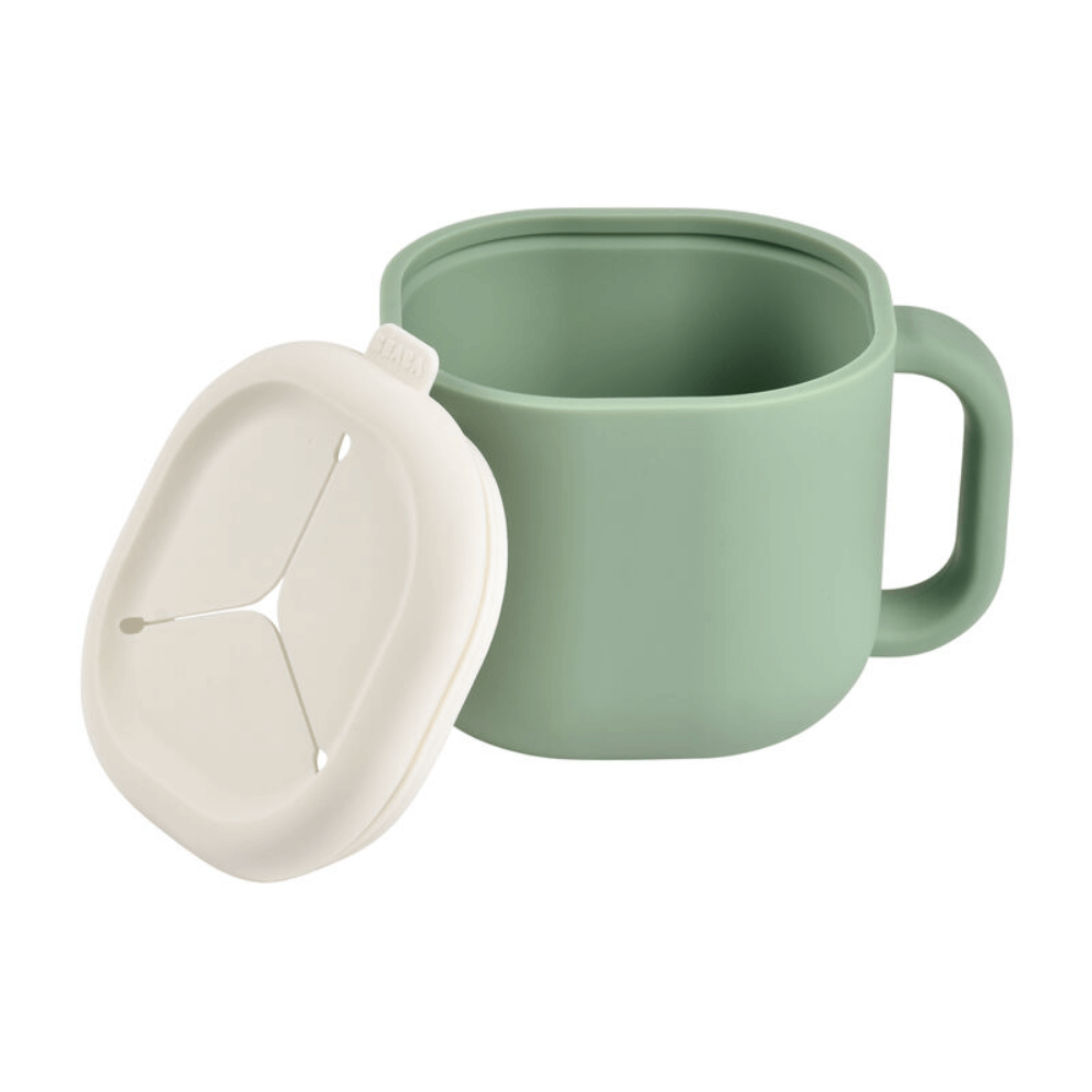 Beaba Pick 'n' Snack Silicone Snack Cup - Sage Green