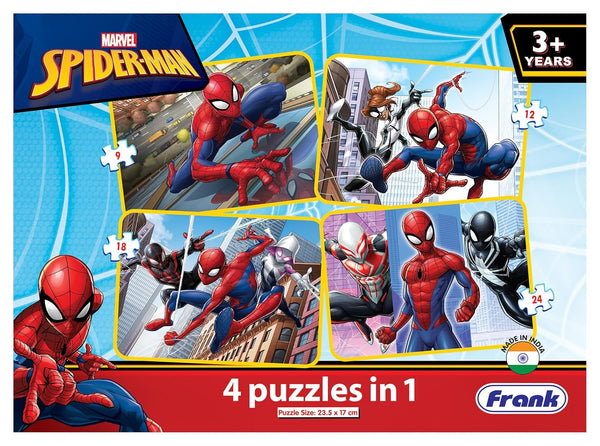 Frank Spider-Man 4 Puzzles in 1