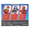 Marvel Action Figure Toy 3-Pack, 6-Inch Figures, Iron Man, Spider-Man, Captain America
