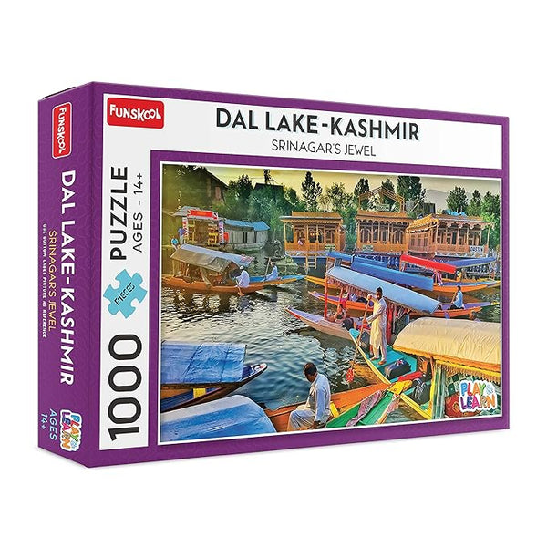 Funskool Learn-Dal Lake Kashmir 1000 Pieces Puzzle
