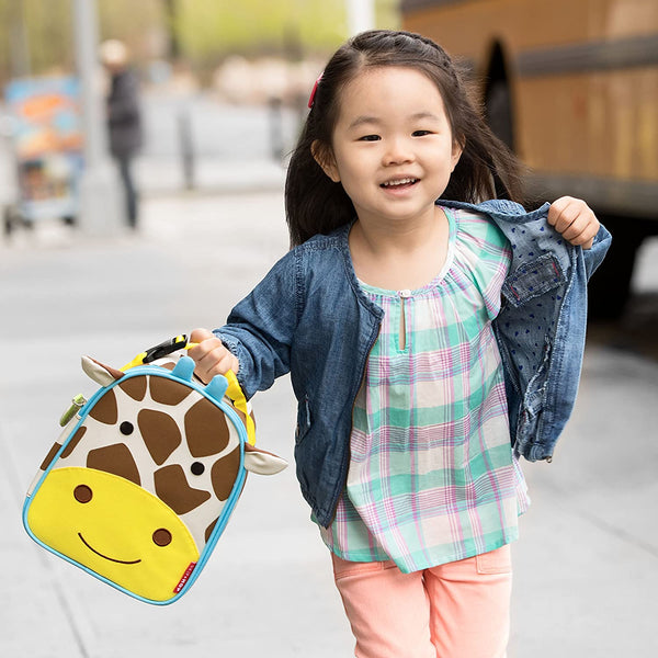 Skip Hop Zoo Lunchie Insulated Kids Lunch Bag, Giraffe