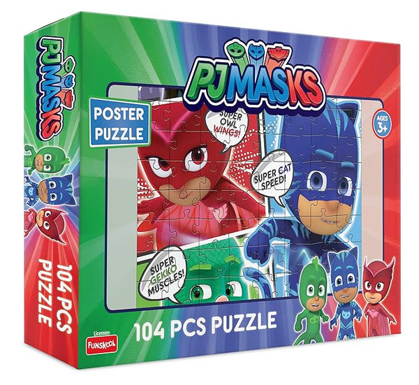 Funskool Pj Mask Poster Puzzle 104pcs