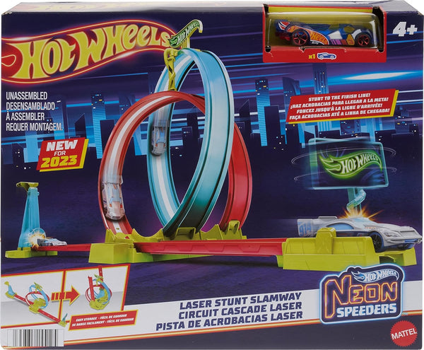 Hot Wheels Neon Speeders Track Set