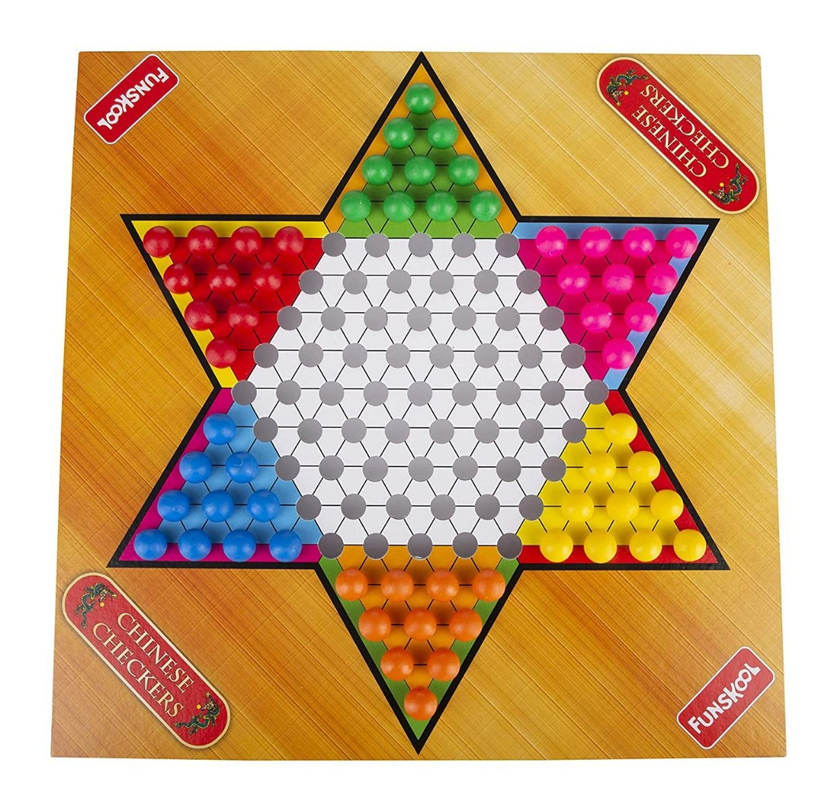 Funskool Chinese Checkers Board Game One Size Multicolour
