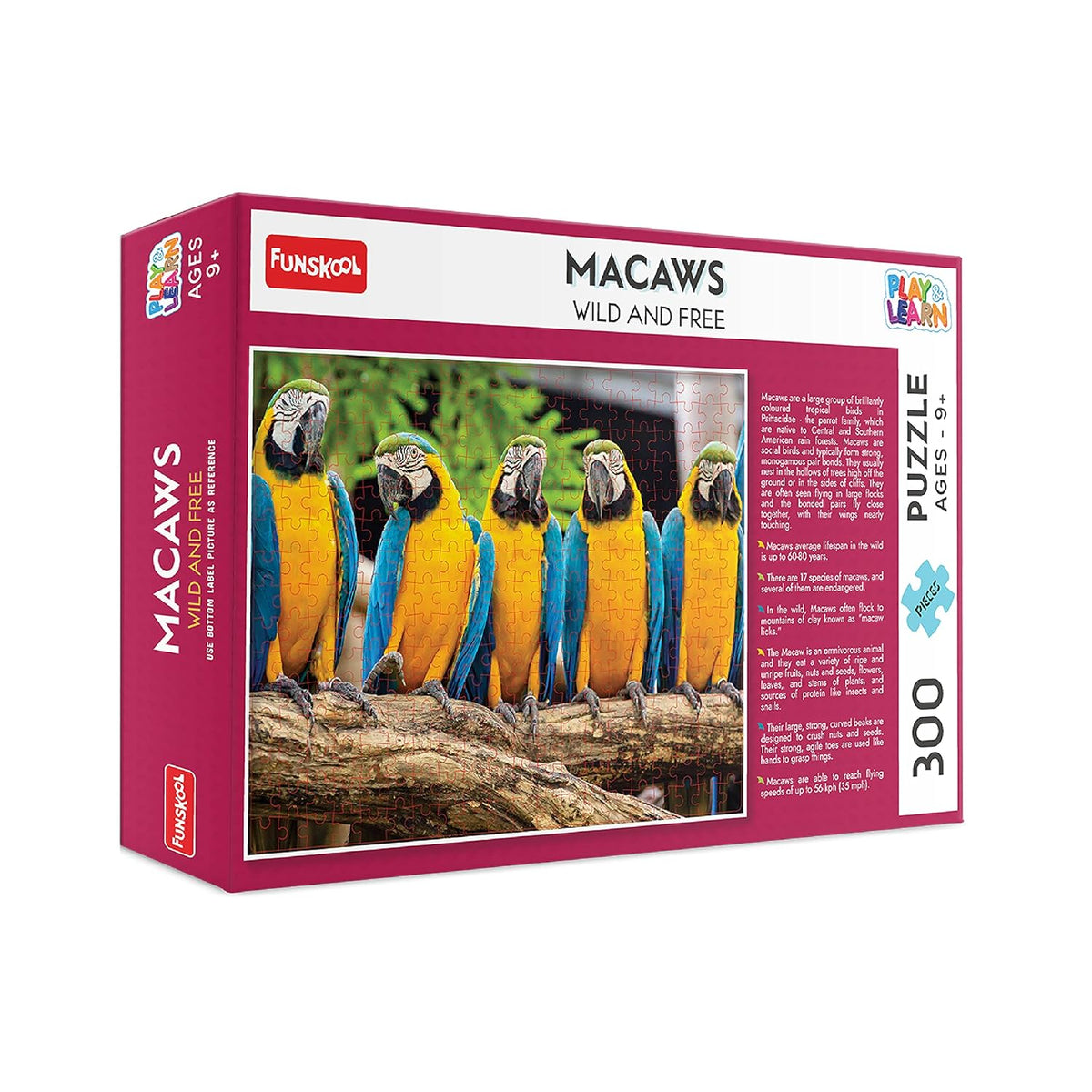 Funskool Macaws Jigsaw Puzzle 300 Pieces Multicolour