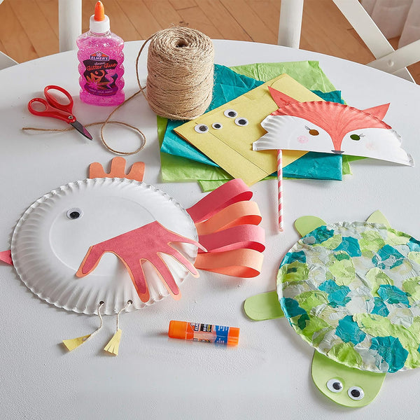 Elemers Glitter Glue 180 Ml Red