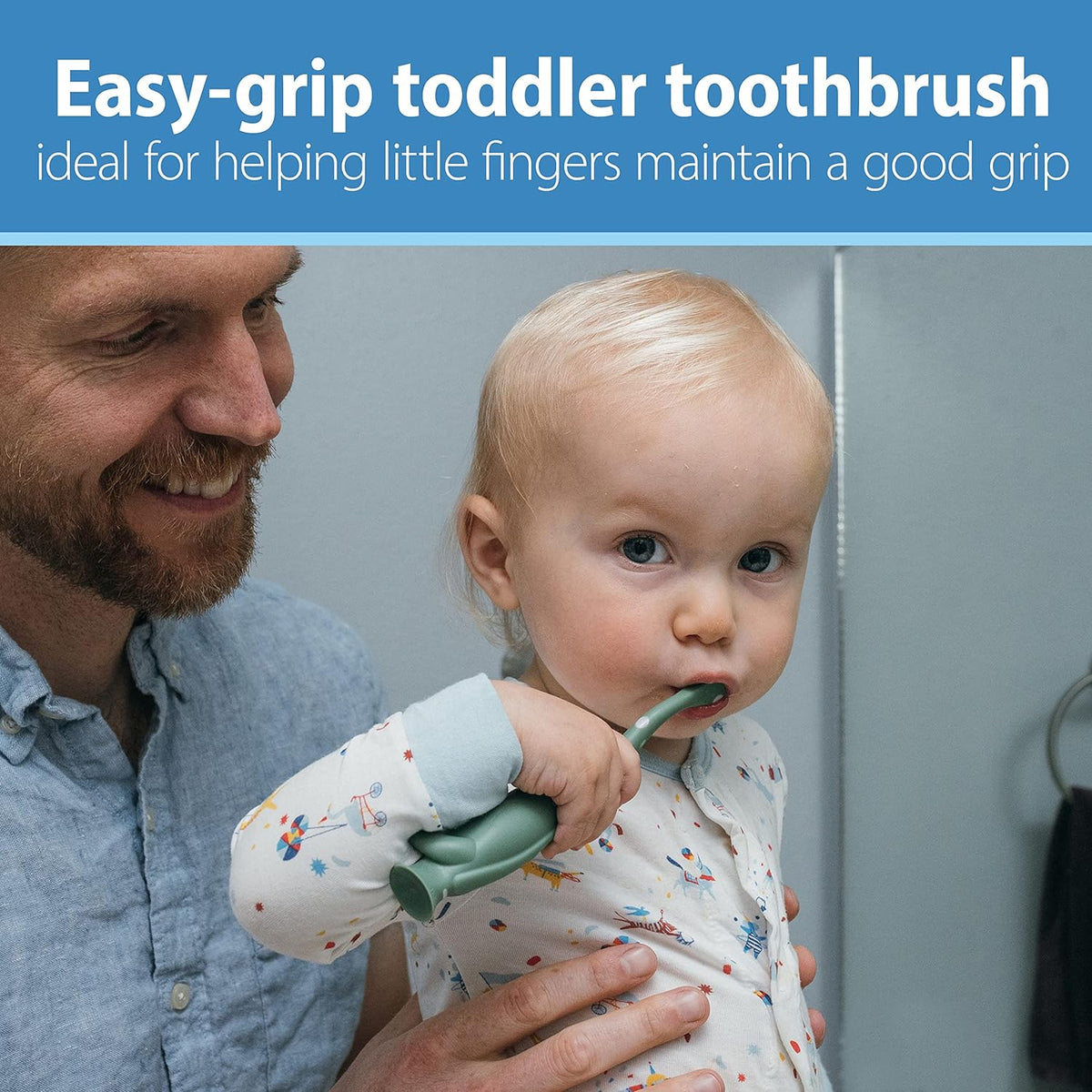 Dr. Brown's Dinosaur Toddler Toothbrush 1-4 Years Green