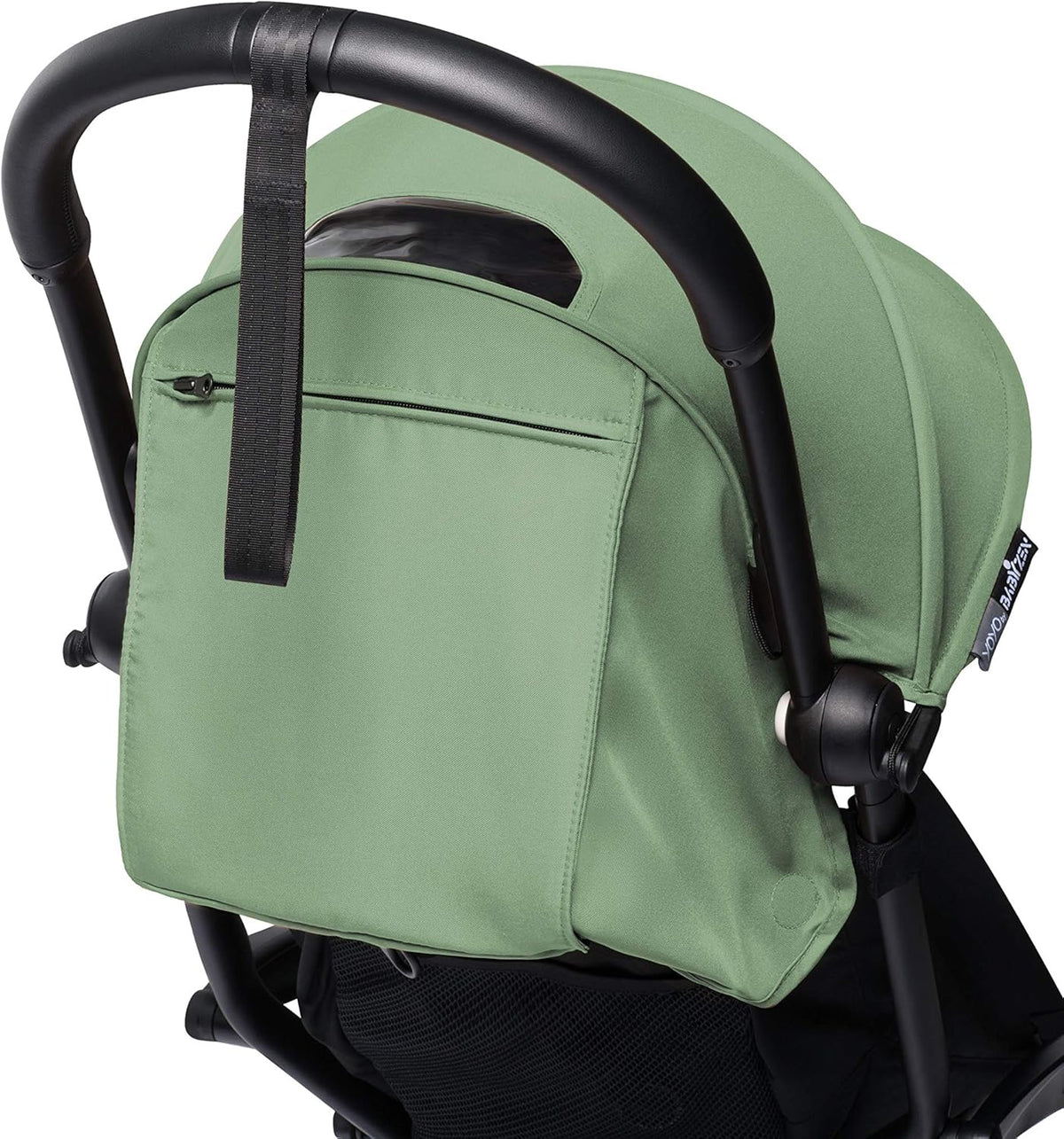 Babyzen Stroller YOYO² with 6+ Color Pack - Black Frame - Peppermint