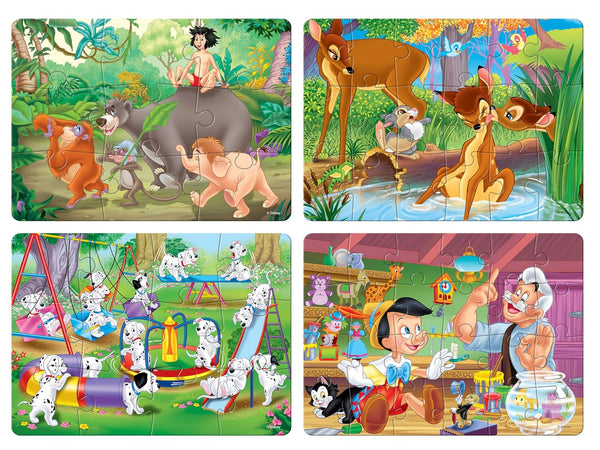 Frank 4 in 1 Disney Classics Jigsaw Puzzle 3Y+
